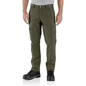 Carhartt Ripstop Cargo Fleece Lined werkbroek voor heren, Basil