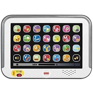 Fisher-Price Speelgoed Mijn tablet, progressief ontwaken en ontwaken met muziek en verlichting, voor kinderen vanaf 1 jaar, versie: Spaans, CDG61