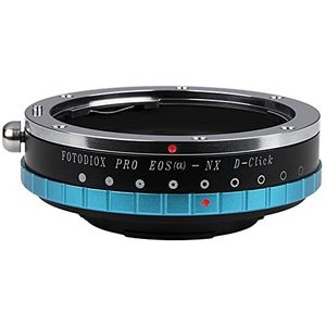 Fotodiox Pro Iris Lens Mount Adapter compatibel met Canon EOS EF Lenses on Samsung NX Mount Camera's