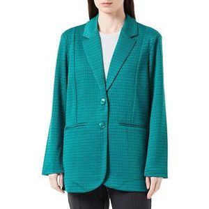 ICHI Ihkate Cameleon oversized blazer voor dames, 185424/Cadmium Groen