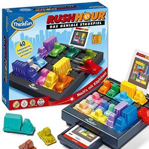ThinkFun - 76301 - Rush Hour het bekende logicaspel van Thinkfun voor jongens en meisjes vanaf 8 jaar: het geniale verzamelspel