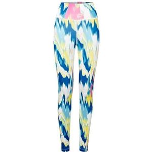 THEJOGGCONCEPT Jcsabela dames legging AOP, Neon Pink Mix 201876_Neon