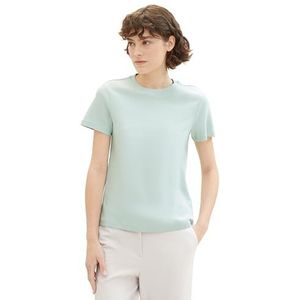TOM TAILOR 1040580 T-shirt voor dames, 17549 - Sea Foam