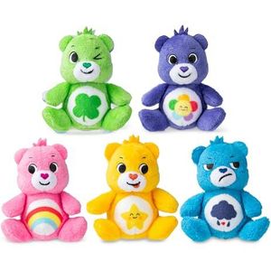Care Bears 5 x micro-pluche dieren (Cheer Bear, Laugh-a-Lot Bear, Good Luck Bear, Grumpy Bear en Harmony Bear)