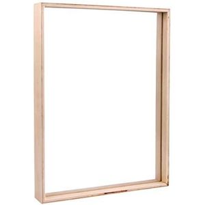 Rayher Houten frame voor het neerzetten voor. Dubbele plaat van acrylglas, naturel, 62927505