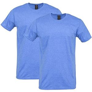Gildan Softstyleâ® T-shirt voor dames, Heather Royal (2 stuks)