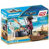 PLAYMOBIL Starterpack Piraat met roeiboot - 71254