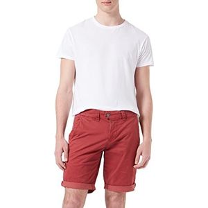 Timezone Jannotz Slim Shorts voor heren, Helder rood