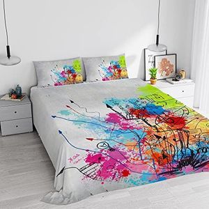 KI-OSA 627 Parure de lit double en microfibre