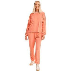 NA-KD Terry Cloth Sweatpants voor dames, Desert Pink