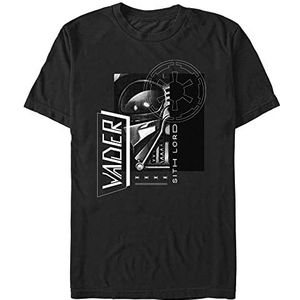 Star Wars Sith Lord Organic T-shirt à manches courtes unisexe, Noir, XXL