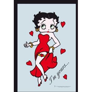 empireposter Betty Boop I'm Yours Spiegel bedrukt met kunststof frame in houtlook 20 x 30 cm