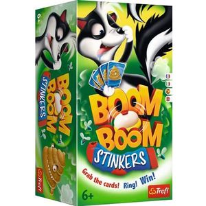 Trefl - Boom Boom - Puants, spel met een bel, familiespel, gezelschapsspel voor volwassenen en kinderen vanaf 6 jaar
