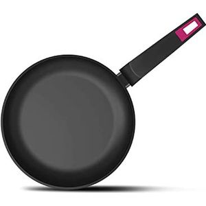 Taurus Best Moments Sartén 24 - Gesmede aluminium pan, diameter 24 cm, ergonomische handgreep, geschikt voor alle warmtebronnen, antiaanbaklaag, vaatwasmachinebestendig, PFOA-vrij, zwart