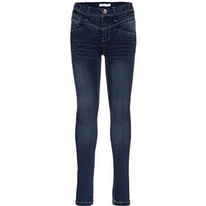 NAME IT Nitsus Indigo K Skinny DNM Noos meisjesbroek, donkerblauw denim