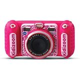 VTech - KidiZoom Duo DX roze, digitale camera voor kinderen, 10-in-1, foto, selfie, video, kleurenscherm, MP3-speler, audio-hoofdtelefoon, cadeau voor kinderen van 3 jaar tot 12 jaar - inhoud in het