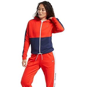 Reebok Te Linear Logo Ft Fullzip sweatshirt dames, rood (Insred)