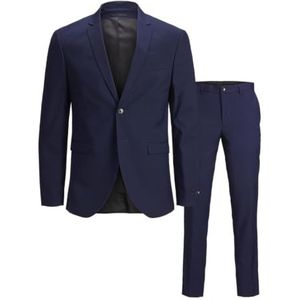 JACK & JONES Jprcosta Overall voor heren, middeleeuws blauw / pasvorm: super slim 50, Middeleeuws blauw/pasvorm: super slim