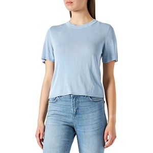 Only Onlshirley S/S pullover KNT Noos dames, Cashmere Blauw