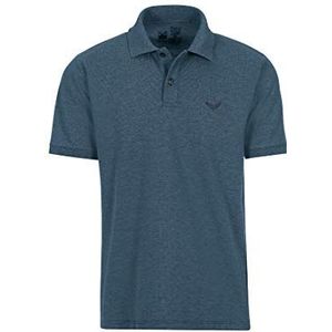 Trigema heren poloshirt, Jeans Mix