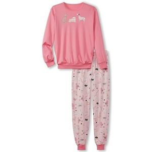 CALIDA Girls Dog Pijama Set voor meisjes, Aardbei