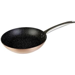 We Cook professionele pan, gesmeed aluminium, 18 cm, koper/zwart