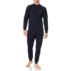 Emporio Armani Full Zip Sweater and Pants Loungewear Set (2 stuks) Heren, Navy Blauw