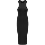 ONLY Onlbelfast S/L Midi Dress Jrs Noos Damesjurk, zwart.