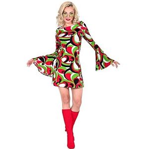 Widmann - De jaren '70 Groovy Style jurk, Flower Power, Hippie, jaren '70, themafeest, carnaval