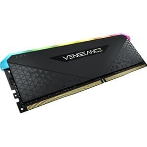 Corsair Vengeance RGB RS 16 GB (1 x 16 GB) DDR4 3200 MHz C16 Desktop-geheugen (Dynamische RGB-verlichting, Nauwe Reactietijd, Compatibel met Intel & AMD 300/400/500 series), Zwart