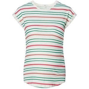 ESPRIT Maternity T-shirt met korte mouwen Stripe Dames T-shirt, gebroken wit 103