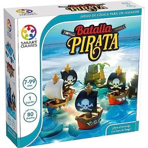 Smartgames - Piratenstrijd | spelletjes voor kinderen | gezelschapsspellen voor kinderen 7 jaar | educatieve spelletjes 7 jaar | spelletjes voor kinderen | cadeau voor kinderen van 7 jaar