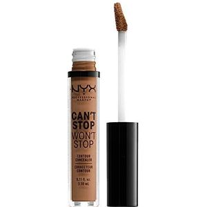 NYX Professional Makeup Can't Stop Won't Stop Contour Concealer, Mahonie.