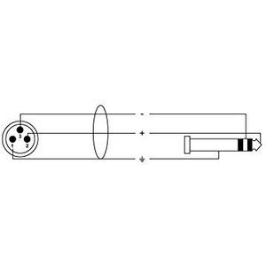 Cordial Silverline CIM 1,5 mV (jack kabel ST/RX, M) 1,5 m