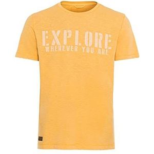 camel active T-shirt voor heren, Zonnebloem geel