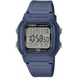 CASIO Digitaal herenhorloge kwarts met roestvrijstalen band W-800H-2AVES, meerkleurig, Meerkleurig