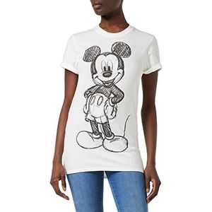 Disney Mickey Forward Sketch Trainingspak voor dames, Wit (wit wit)