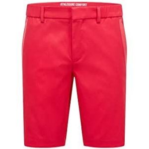 BOSS Heren S Liem Shorts Slim Fit Regular Rise van katoenmix, Bright Pink673