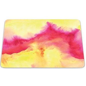 Bonamaison, Rechthoekige muismat met digitale print, antislip onderkant, voor kantoor en thuis, 22 x 18 cm