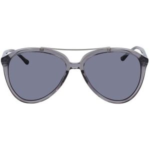 DKNY Lunettes de soleil, 014 Crystal Smoke, 56