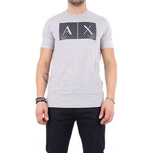 Armani Exchange T-shirt voor heren, grijs.