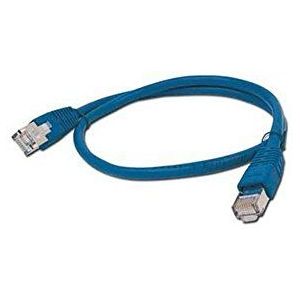 iggual igg309919 netwerkkabel (Cat6 F/UTP (FTP) 2 m blauw - netwerkkabel (RJ-45, RJ-45, stekker/stekker, goud, CAT6, F/UTP (FTP))