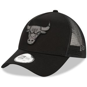 NBA New Era A-Frame Trucker Cap Snapback Basketbal Mesh Hoed Gebogen Vizier Teamlogo