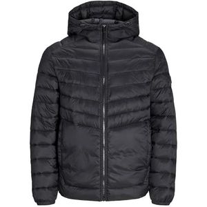 Jack & Jones Jjesprint Noos Bufferjack met capuchon voor heren (1 stuk), zwart.