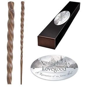 The Noble Collection - Xenophilius Lovegood Character Wand – 38 cm (38 cm) High Quality Wizarding World Wall with Name Tag – Harry Potter film Set Movie Props Wands