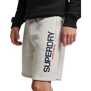 Superdry Code Sportswear Loose Shorts Trainingspak voor heren, Grijs (Cadet Grey Marl)