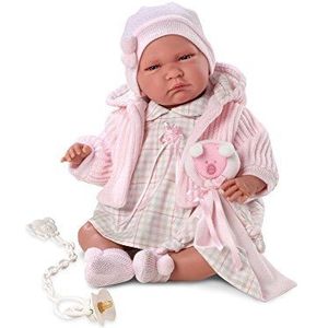 Llorens Babypop Mimi met Capuchonvest 42cm