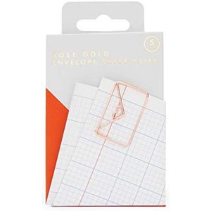 Good Design Works Enveloppen paperclips voor kantoor accessoires roségoud goud schrijfwaren grappige schrijfwaren