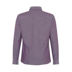 BRAX Style Daniel U Oxford Natural Flex Smart Shirt voor heren met lage knoopsluiting, Portobello
