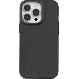 aiino italian ideas Eco iPhone 13 Pro hoes, 100% gerecyclede kunststof hoes voor iPhone 13 Pro, milieuvriendelijk, krasbestendig, slank profiel, beschermt apparaat en planten, zwart